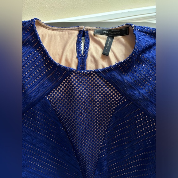 Royal blue BCBG fit and flare dress - Picture 5 of 6